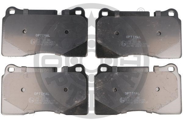 Optimal BP-12477 Front disc brake pads, set BP12477