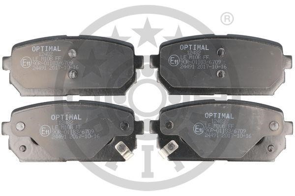 Optimal BP-12482 Rear disc brake pads, set BP12482