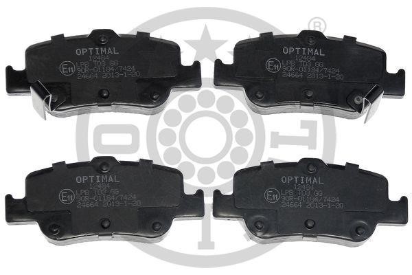 Optimal BP-12484 Rear disc brake pads, set BP12484