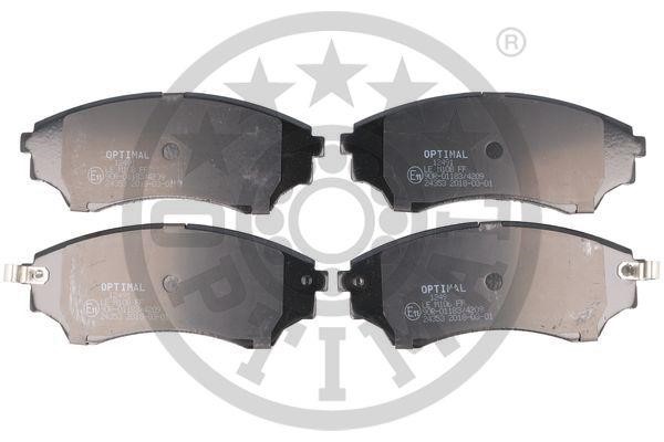 Optimal BP-12491 Front disc brake pads, set BP12491