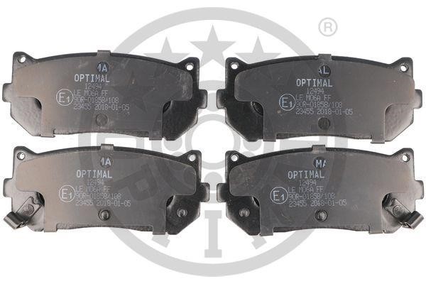 Optimal BP-12494 Front disc brake pads, set BP12494