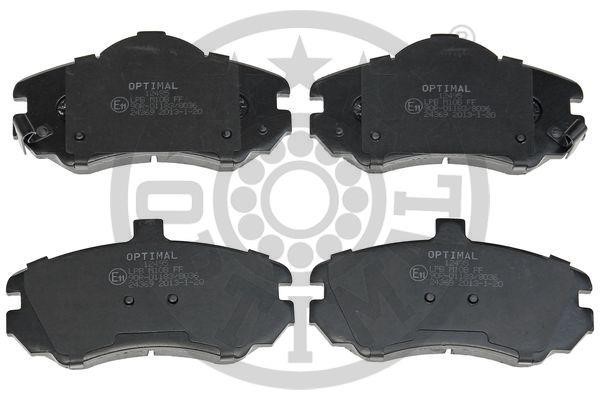 Optimal BP-12495 Front disc brake pads, set BP12495