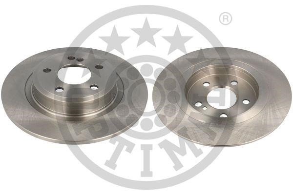 Optimal BS9198 Rear brake disc, non-ventilated BS9198