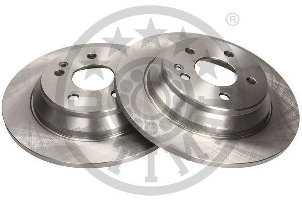 Optimal BS-9296 Rear brake disc, non-ventilated BS9296