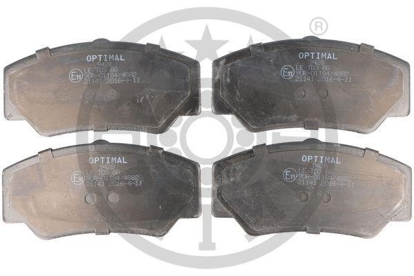 Optimal BP-09428 Front disc brake pads, set BP09428