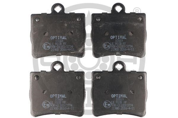 Optimal BP-10169 Rear disc brake pads, set BP10169