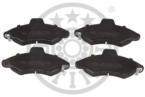 Optimal BP-10207 Front disc brake pads, set BP10207