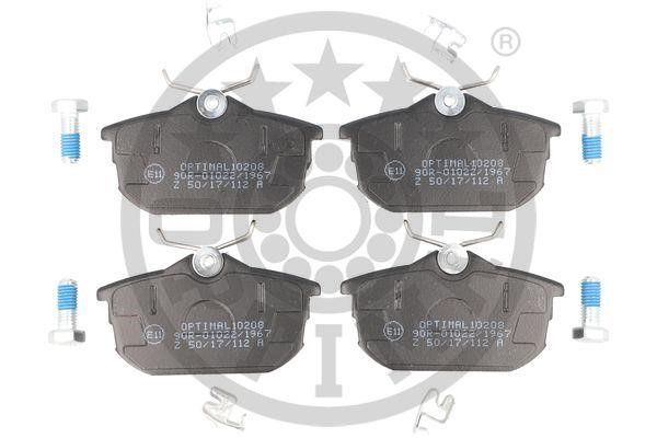 Optimal BP-10208 Rear disc brake pads, set BP10208