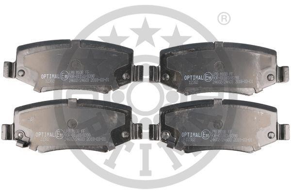 Optimal BP-12382 Rear disc brake pads, set BP12382