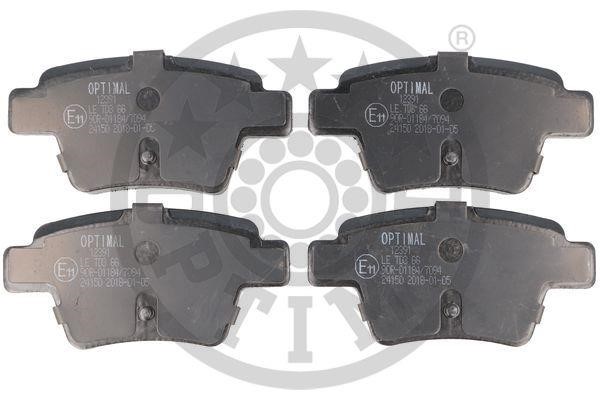 Optimal BP-12391 Rear disc brake pads, set BP12391
