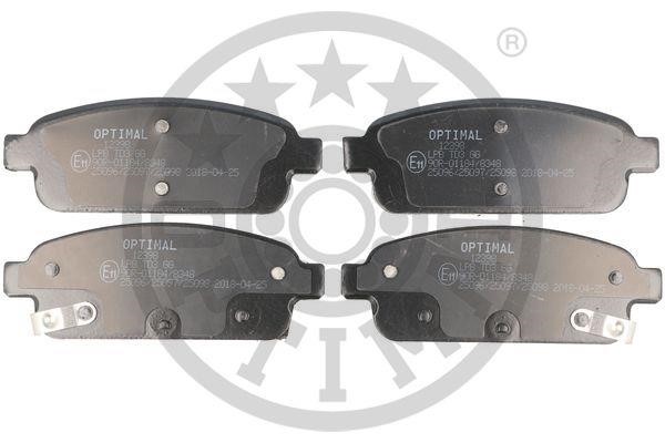 Optimal BP-12398 Front disc brake pads, set BP12398