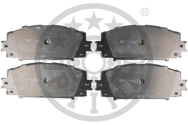 Optimal BP-12403 Front disc brake pads, set BP12403