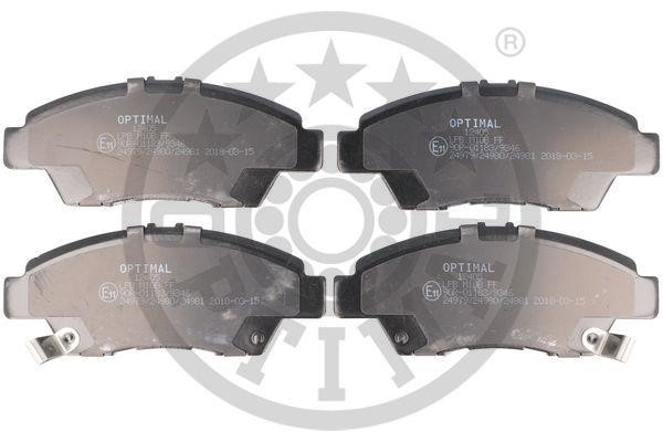 Optimal BP-12405 Front disc brake pads, set BP12405
