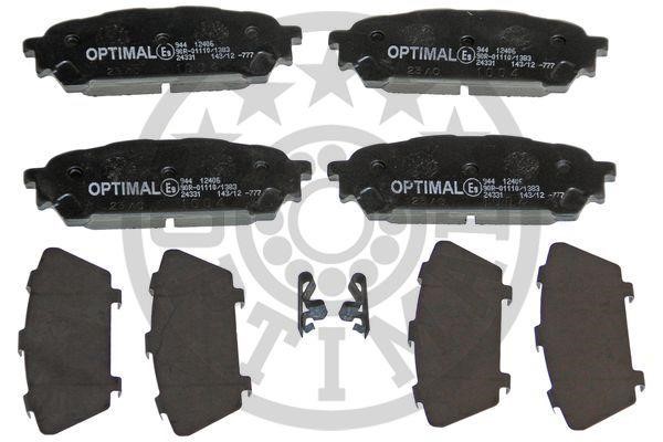 Optimal BP-12406 Rear disc brake pads, set BP12406