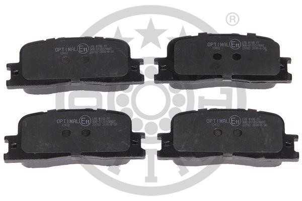 Optimal BP-12412 Rear disc brake pads, set BP12412