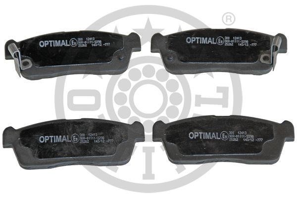 Optimal BP-12413 Brake Pad Set, disc brake BP12413