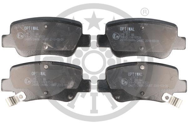 Optimal BP-12414 Rear disc brake pads, set BP12414