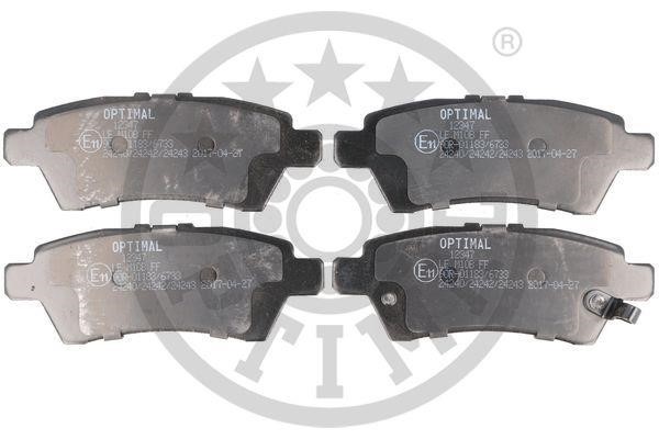 Optimal BP-12347 Rear disc brake pads, set BP12347