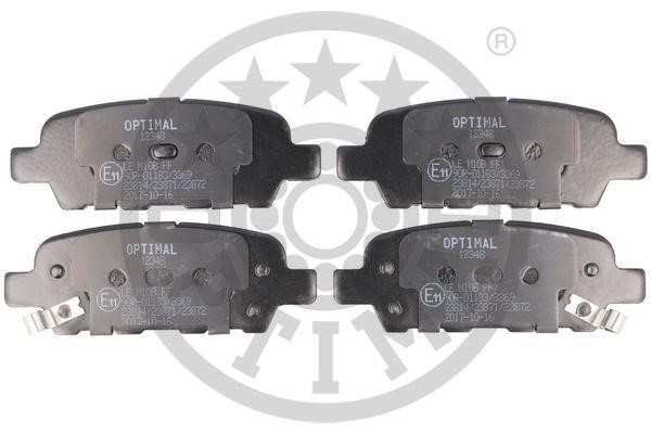 Optimal BP-12348 Rear disc brake pads, set BP12348