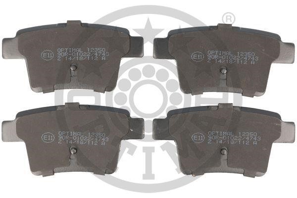 Optimal BP-12350 Rear disc brake pads, set BP12350