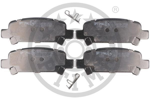 Optimal BP-12358 Rear disc brake pads, set BP12358