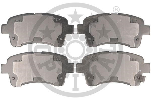 Optimal BP-12376 Front disc brake pads, set BP12376
