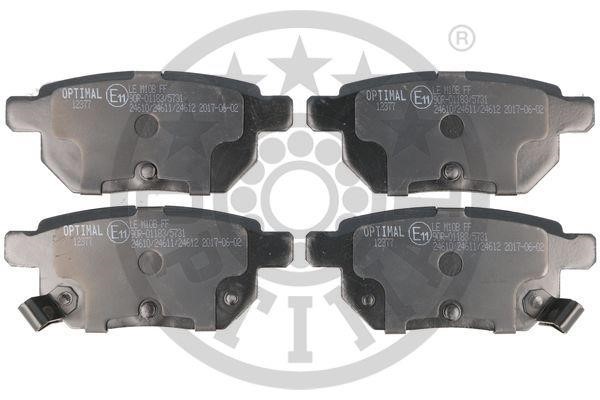 Optimal BP-12377 Rear disc brake pads, set BP12377