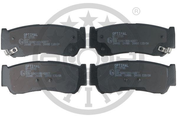 Optimal BP-12735 Rear disc brake pads, set BP12735