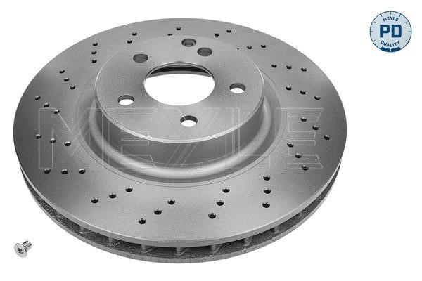 Meyle 083 521 0040/PD Front brake disc ventilated 0835210040PD