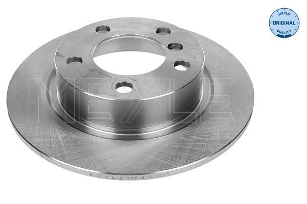 Meyle 3155230035 Rear brake disc, non-ventilated 3155230035