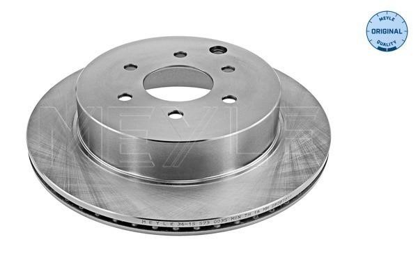 Meyle 36-15 523 0053 Rear ventilated brake disc 36155230053