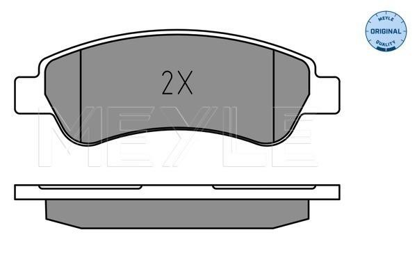 Brake pad set Meyle 025 220 4119