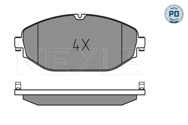 Brake pad Mercedes E-Class: 0252207619PD Meyle Brake pad set