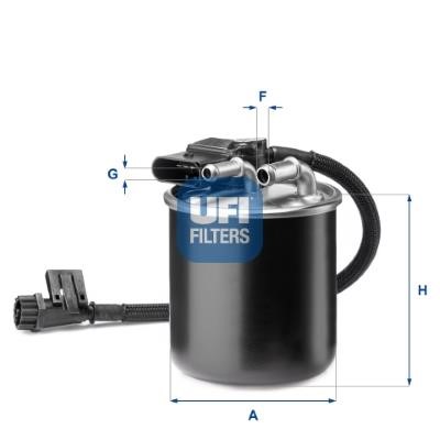 Ufi 24.193.00 Fuel filter 2419300