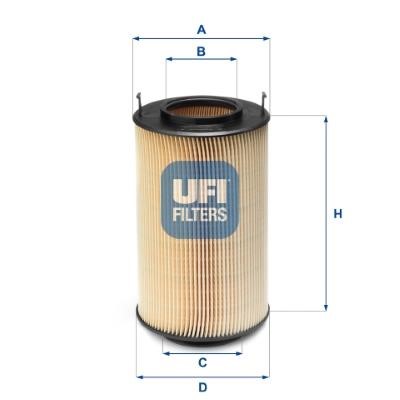 Ufi 25.174.00 Hydraulic Filter, automatic transmission 2517400