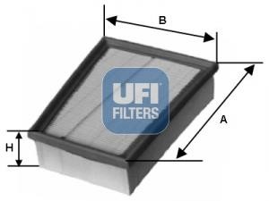 Ufi 30.A63.00 Air filter 30A6300