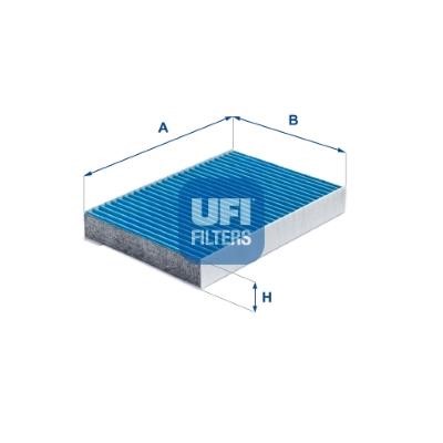 Ufi 34.245.00 Filter, interior air 3424500