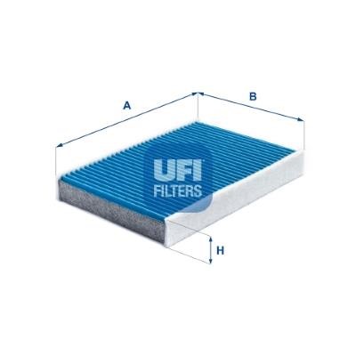 Ufi 34.249.00 Cabin filter 3424900 3424900 Ufi Cabin filter