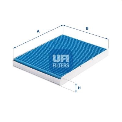 Ufi 34.109.00 Filter, interior air 3410900
