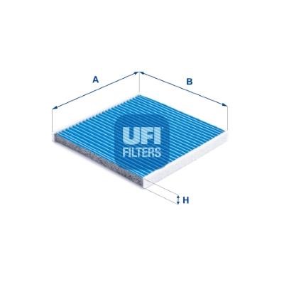 Ufi 34.117.00 Filter, interior air 3411700