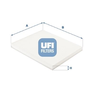 Ufi 53.396.00 Filter, interior air 5339600