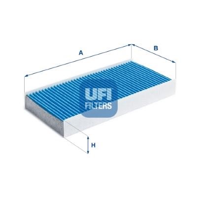 Ufi 34.142.00 Filter, interior air 3414200