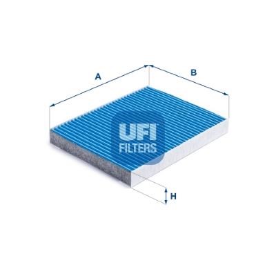 Ufi 34.171.00 Filter, interior air 3417100