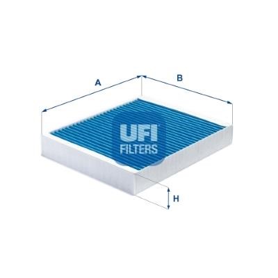 Ufi 34.178.00 Filter, interior air 3417800