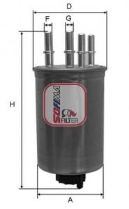 Sofima S 4188 NR Fuel filter S4188NR