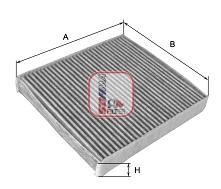 Sofima S 4238 CA Activated Carbon Cabin Filter S4238CA