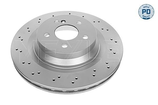 Meyle 0155230017PD Rear ventilated brake disc 0155230017PD