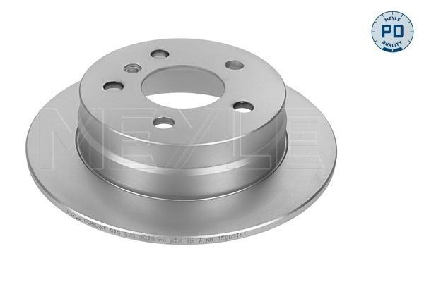 Meyle 015 523 0027/PD Rear brake disc, non-ventilated 0155230027PD