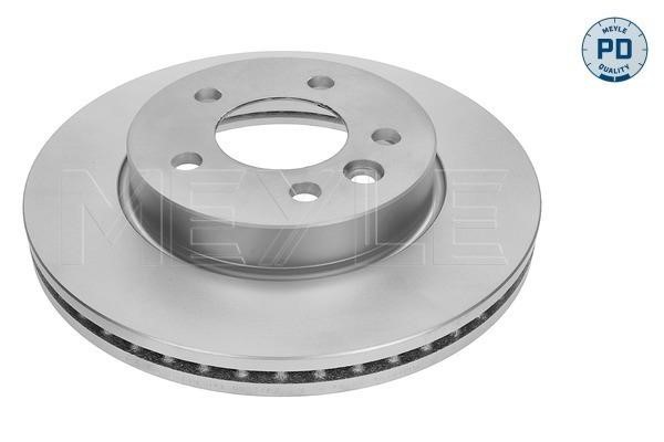 Meyle 115 521 0026/PD Front brake disc ventilated 1155210026PD