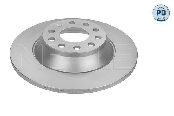 Meyle 115 523 0027/PD Rear brake disc, non-ventilated 1155230027PD